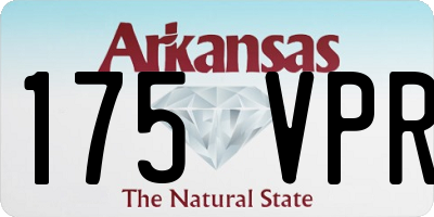 AR license plate 175VPR