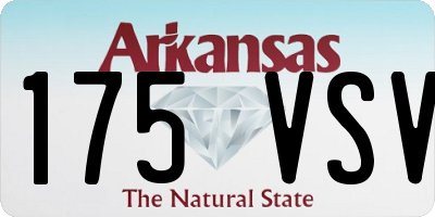 AR license plate 175VSV
