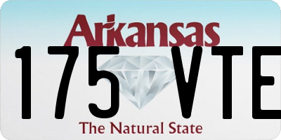 AR license plate 175VTE