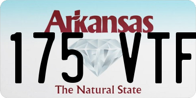 AR license plate 175VTF