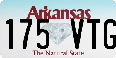 AR license plate 175VTG