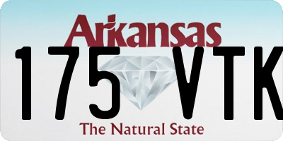 AR license plate 175VTK