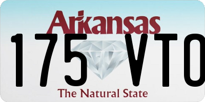 AR license plate 175VTO