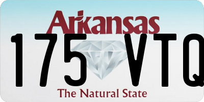 AR license plate 175VTQ