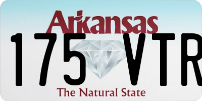 AR license plate 175VTR