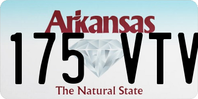 AR license plate 175VTV