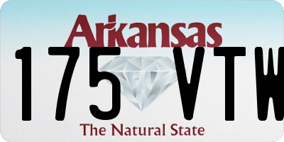 AR license plate 175VTW