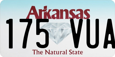 AR license plate 175VUA