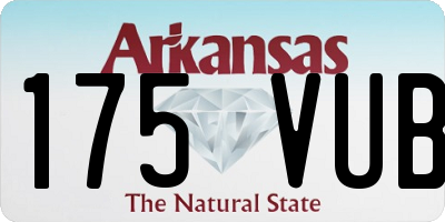 AR license plate 175VUB