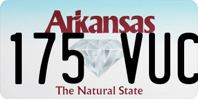 AR license plate 175VUC
