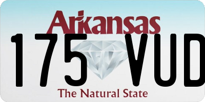 AR license plate 175VUD