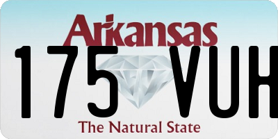 AR license plate 175VUH