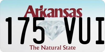 AR license plate 175VUI