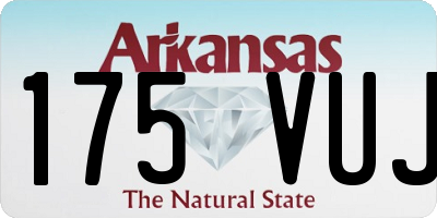 AR license plate 175VUJ