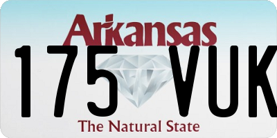 AR license plate 175VUK