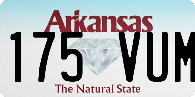 AR license plate 175VUM