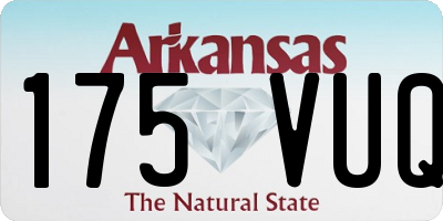 AR license plate 175VUQ