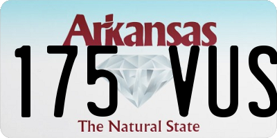 AR license plate 175VUS