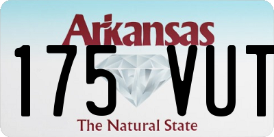 AR license plate 175VUT
