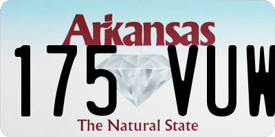 AR license plate 175VUW