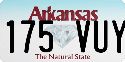 AR license plate 175VUY