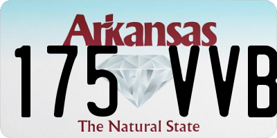 AR license plate 175VVB
