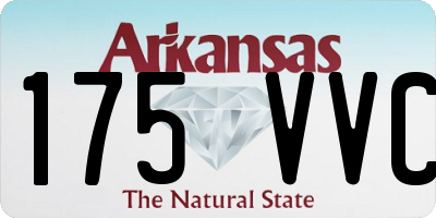 AR license plate 175VVC