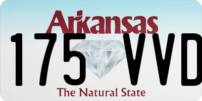 AR license plate 175VVD