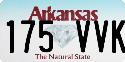 AR license plate 175VVK