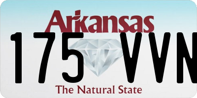 AR license plate 175VVN