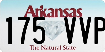 AR license plate 175VVP