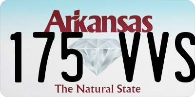 AR license plate 175VVS
