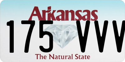 AR license plate 175VVV