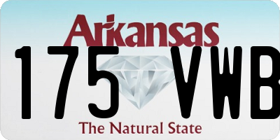 AR license plate 175VWB