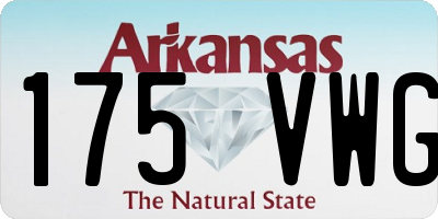 AR license plate 175VWG