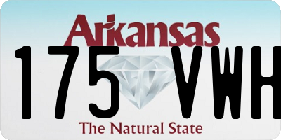 AR license plate 175VWH