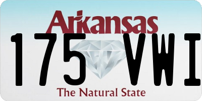 AR license plate 175VWI
