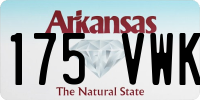 AR license plate 175VWK