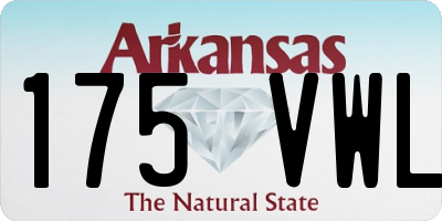 AR license plate 175VWL