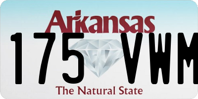 AR license plate 175VWM