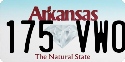 AR license plate 175VWO