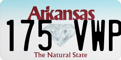 AR license plate 175VWP
