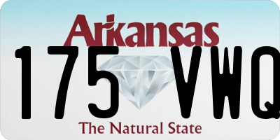 AR license plate 175VWQ