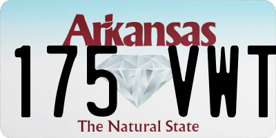 AR license plate 175VWT