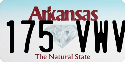 AR license plate 175VWV