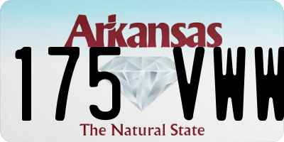 AR license plate 175VWW