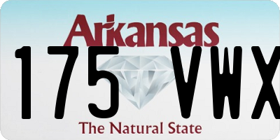 AR license plate 175VWX