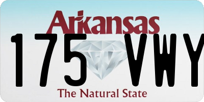 AR license plate 175VWY