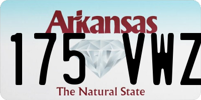 AR license plate 175VWZ