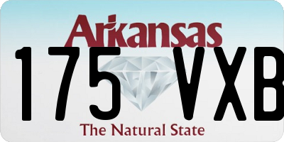AR license plate 175VXB